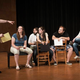 Actors rehearsing for a play